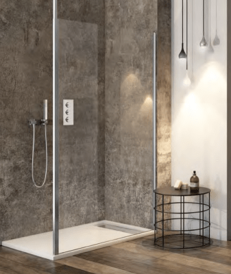 piatto doccia con griglia in acciaio