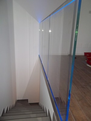 parapetto illuminato led