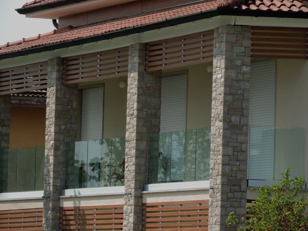 parapetto in vetro antiproiettile