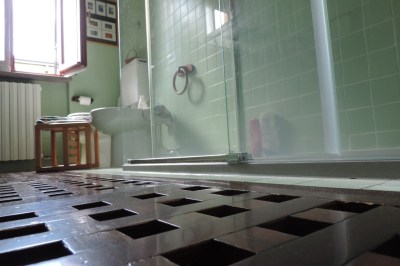 da vasca a box doccia in vetro scorrevole