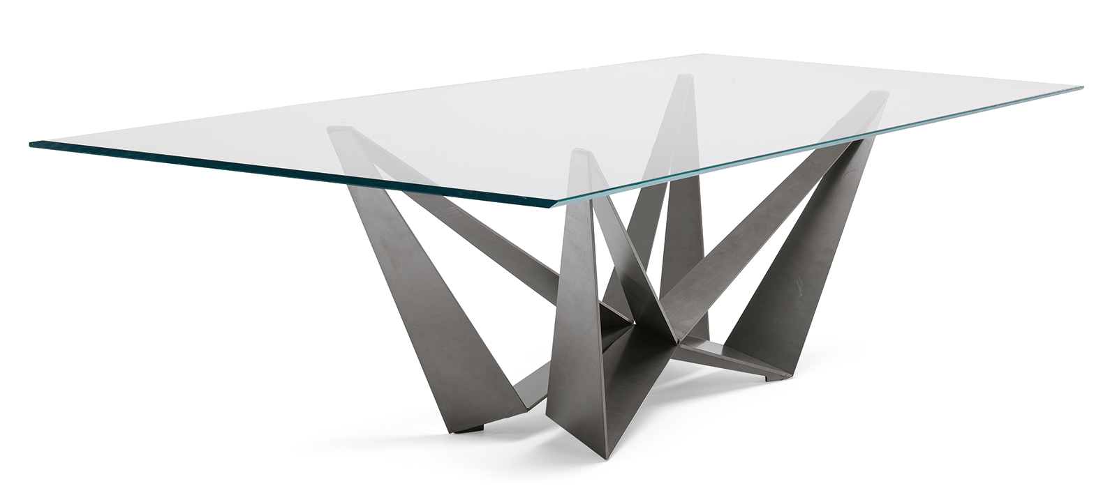 riga su tavolo in vetro