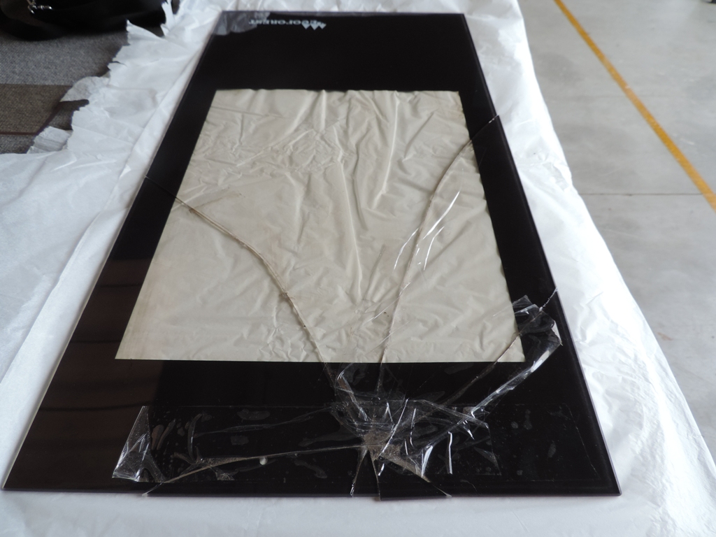 vetro per stufa rotto