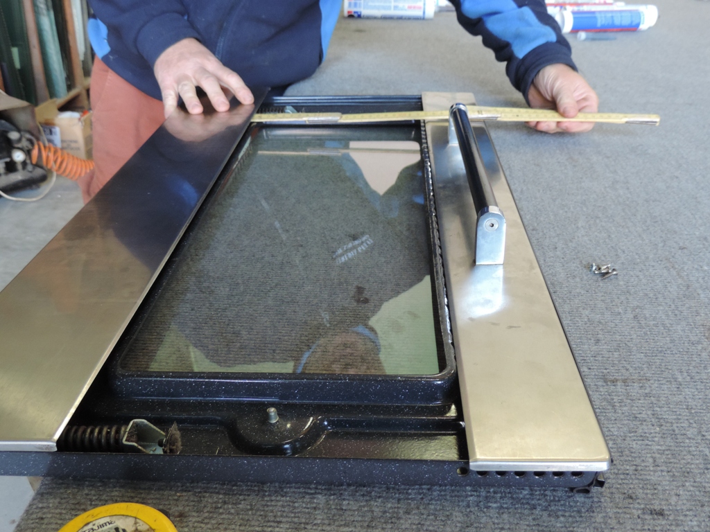 vetro per forno sostituito