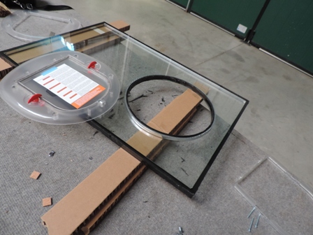 vetro forato per assemblaggio gattaiola