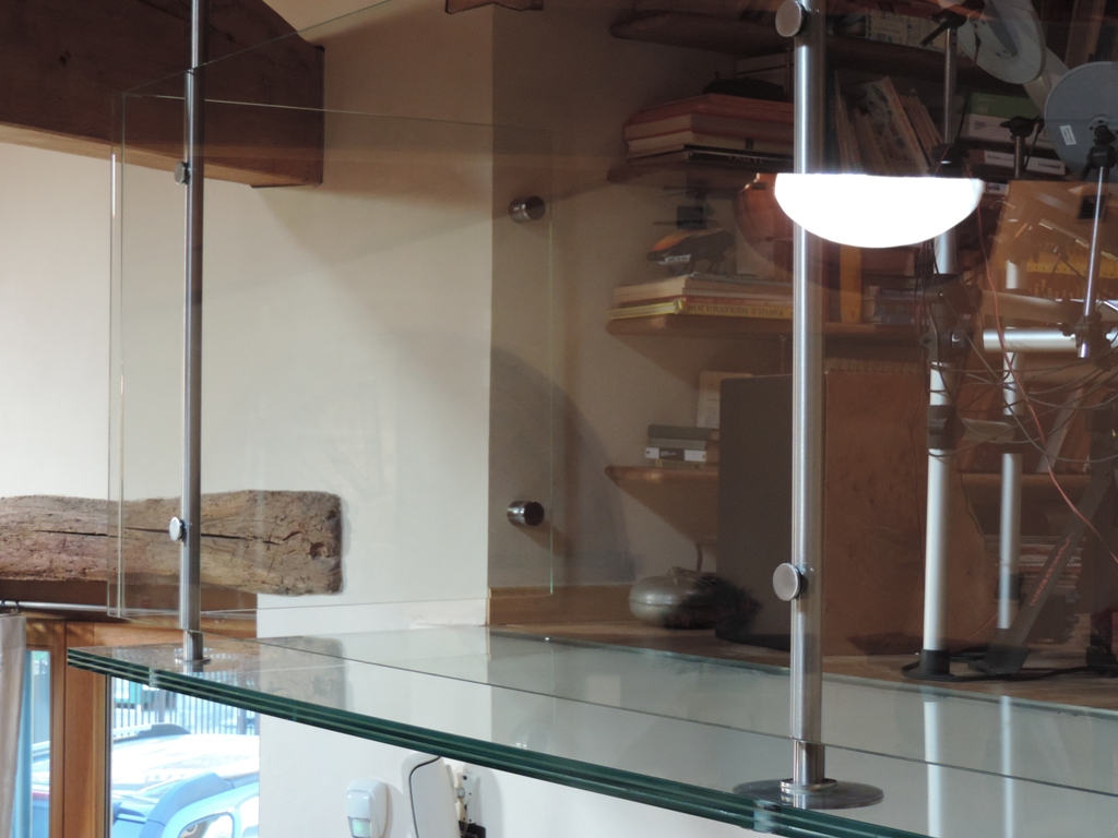 vetro calpestabile in balcone