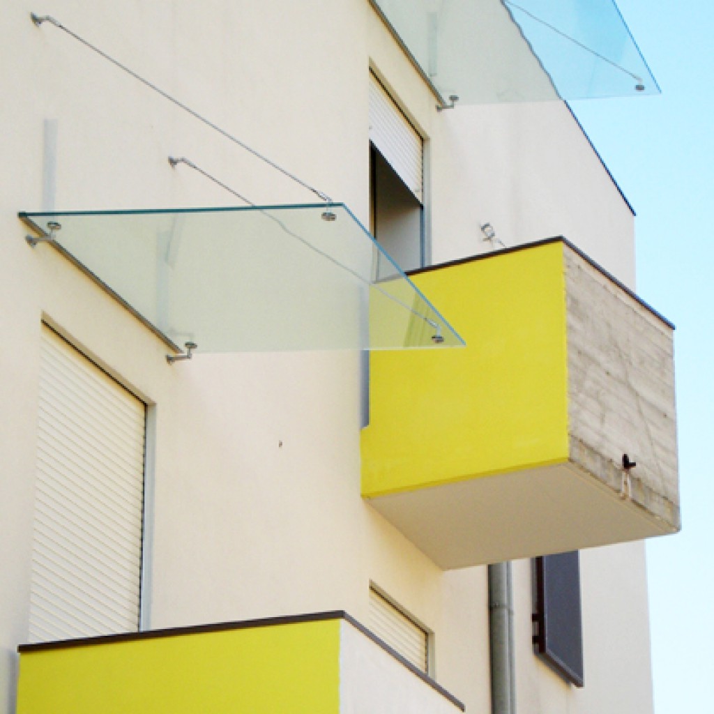 pensiline sui balconi