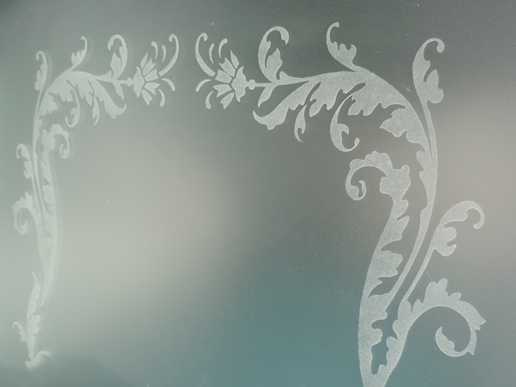 vetro satinato e smerigliato