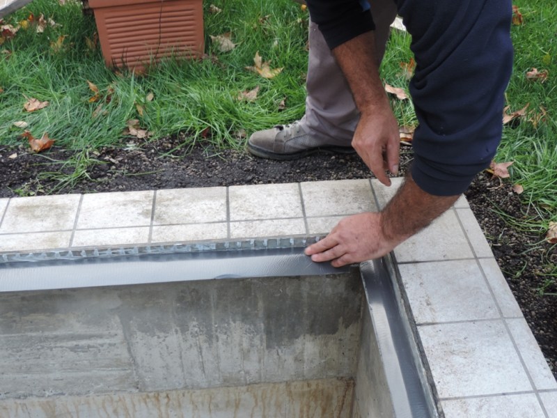 guarnizione per il vetro pedonabile