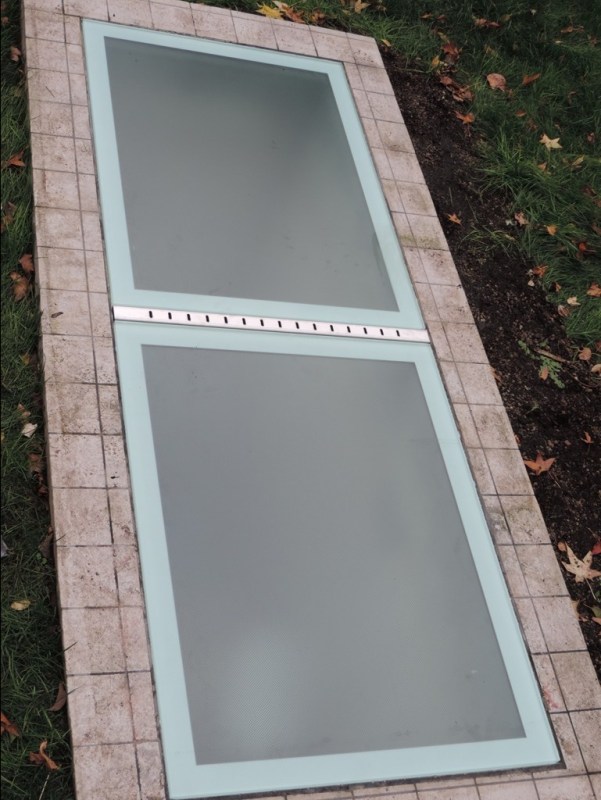 lastre di vetro pedonabile antiscivolo ultimato