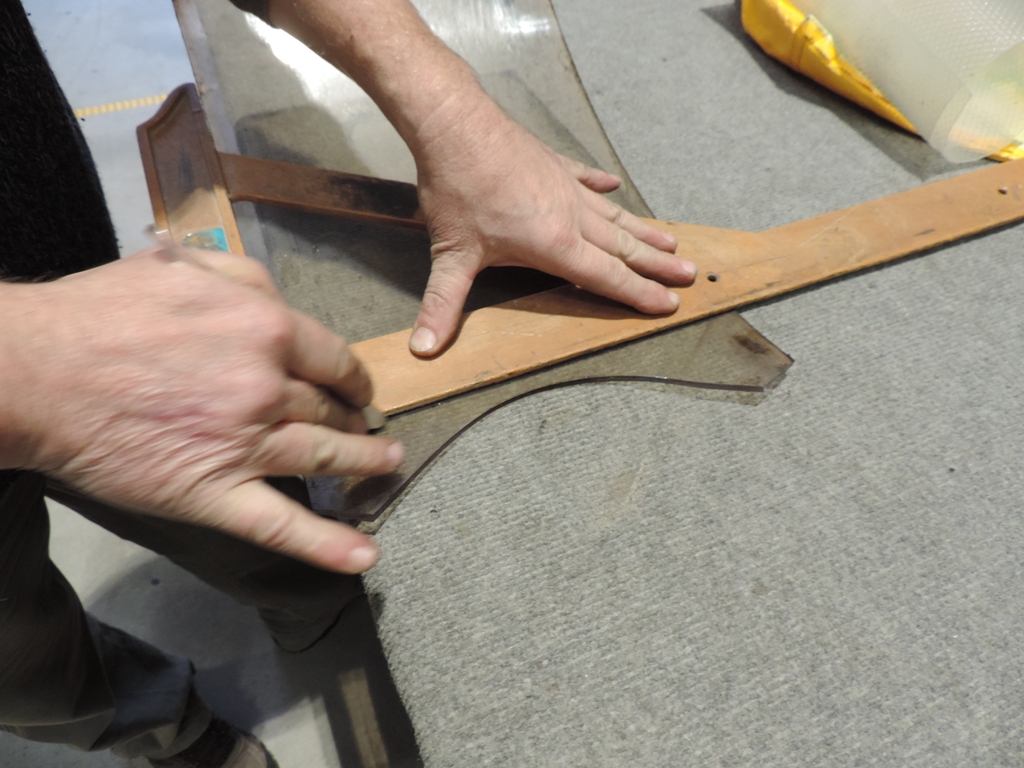 della parte rotta in modo da recuperare tuto il resto