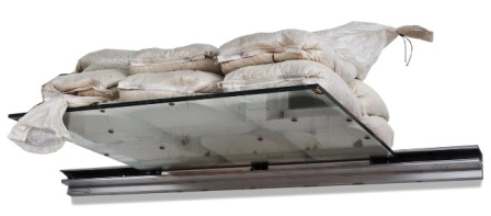 prova di peso della pensilina senza tiranti