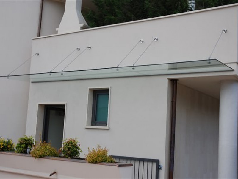 pensilina a tiranti lunga