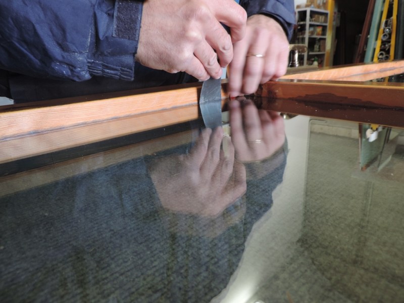 posa vetro doppio di nuova generazione su vecchio serramento 