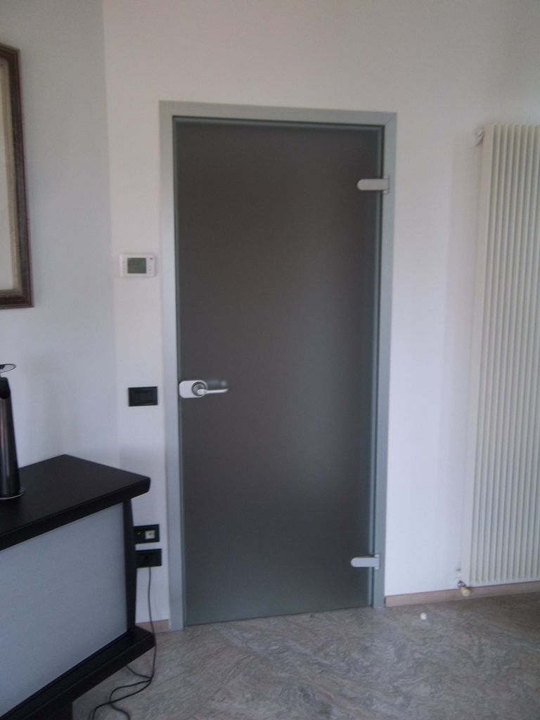 da porta inlegno a porta in vetro 