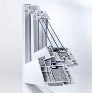 un serramento all'avanguardia: PVC e fibra di vetro