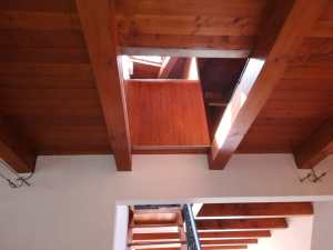 lucernario nel pavimento del soppalco