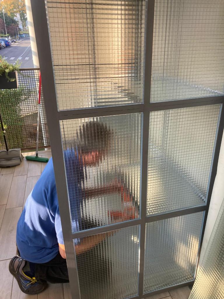 SERRA IN VETRO IN COSTRUZIONE