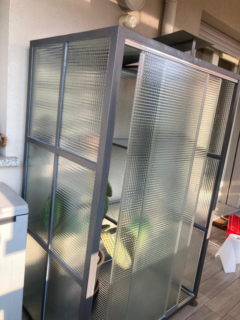 porte scorrevoli in vetro per serra in vetro