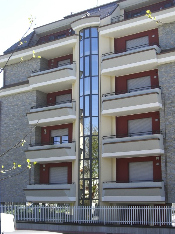 pellicole riflettenti su vano scala